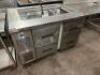 RANDELL FOUR DRAWER OPEN TOP REFRIGERATED PREP TABLE. - 2