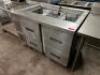 RANDELL FOUR DRAWER OPEN TOP REFRIGERATED PREP TABLE. - 5