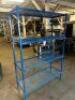 48" X 18" FOUR TIER METAL SHELF - BLUE