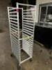 TWENTY PAN ROLL ABOUT TRAY RACK.