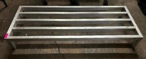 60" X 24" HEAVY DUTY ALUMINUM DUNNAGE RACK