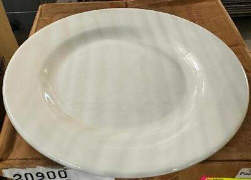 (12) 10.5" CHINA PLATES ( NEW )