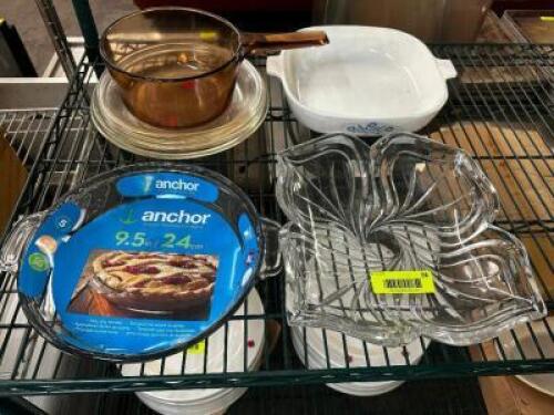 (1) LOT OF ASSORTED BAKING DISHES