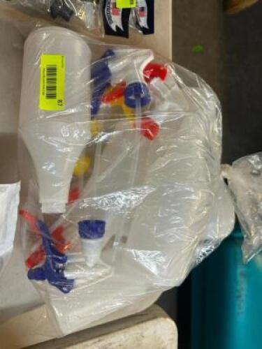(6) NEW SPRAYER CLEANING BOTTLES.