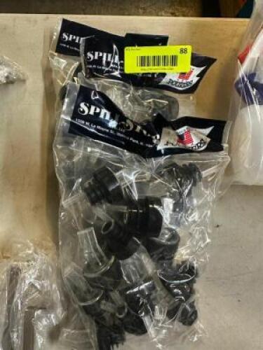 (2) BAGS OF SPILL STOP BOTTLE TOPS ( NEW )