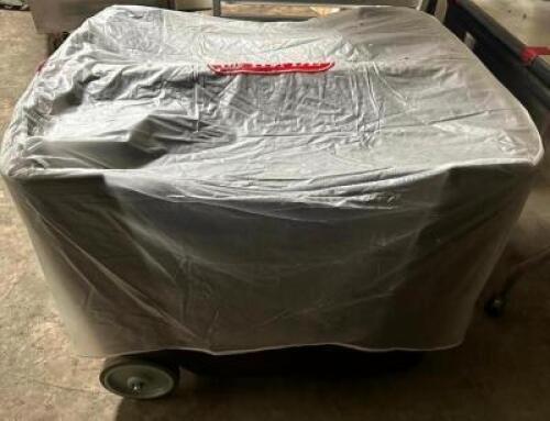 POKER CHIP PLATE CART W/ COVER.