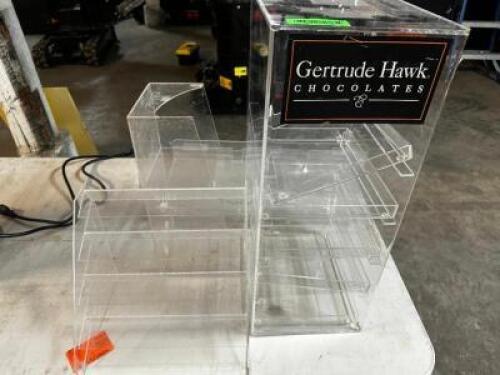 (1) LOT OF ASSORTED PLEXI GLASS ORGANIZER.