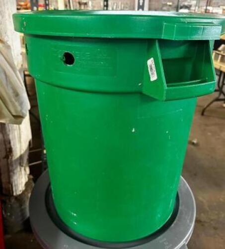 15 GALLON INGREDIENTS BIN W/ LID ( GREEN )