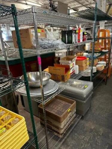 60" X 18" FOUR TIER WIRE SHELF