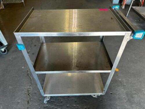 LAKESIDE THREE TIER STAINLESS UTILITY CART