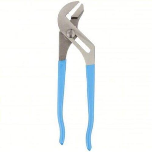 DESCRIPTION: (5) TONGUE AND GROOVE PLIER BRAND/MODEL: CHANNELLOCK #4CR40 INFORMATION: FLAT, GROOVE JOINT, 2 IN MAX JAW OPENING, 10 IN OVERALL LG, 7 JA