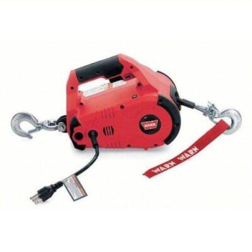 DESCRIPTION: (1) PULLZALL, PORTABLE ELECTRIC WINCH BRAND/MODEL: WARN #6DLV1 INFORMATION: RED, 1,000 LB 1ST LAYER LOAD CAPACITY, 8 FPM 1ST LAYER LINE S