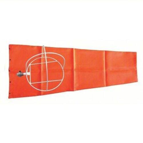 DESCRIPTION: (1) PORTABLE WINDSOCK BRAND/MODEL: PRODUCT NUMBER #5YGF1 INFORMATION: ORANGE, POLYESTER, WITH MOUNTING HARDWARE SIZE: 55" X 13" RETAIL$: