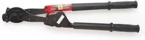 DESCRIPTION: (1) HARD CABLE RATCHET CUTTER BRAND/MODEL: CRESCENT H. K. PORTER #8690FH INFORMATION: RED AND BLACK RETAIL$: $549.58 EA QTY: 1