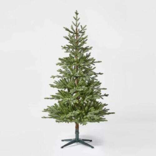 5.5FT UNLIT ARTIFICIAL CHRISTMAS TREE GREEN INDEXED BALSAM FIR