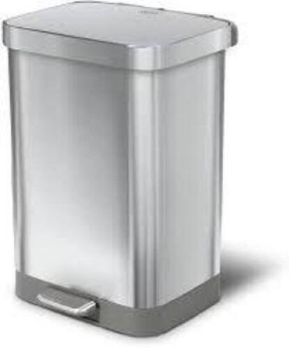 DESCRIPTION: (1) STAINLESS STEEL STEP TRASH CAN RETAIL$: $150.00 EA QTY: 1