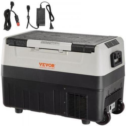 DESCRIPTION: (1) CAR REFRIGERATOR BRAND/MODEL: VEVOR SIZE: 58 QT RETAIL$: $447.98 EA QTY: 1