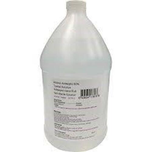 DESCRIPTION: (4) ALCOHOL ANTISEPTIC BRAND/MODEL: TOPICAL SOLUTION HAND RUB INFORMATION: 80% SIZE: 1 GALLON RETAIL$: $40.00 EA QTY: 4