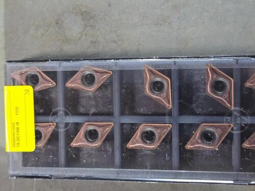 DESCRIPTION: (20) CARBIDE TURNING INSERTS BRAND/MODEL: SANDVIK COROMANT TR-DC1308-M 4415 RETAIL$: $488.00 QTY: 20