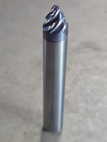 DESCRIPTION: (2) SOLID CARBIDE 30 DEG TAPER FORM BARREL CUTTER END MILL BRAND/MODEL: ACCUPRO 03312873 SIZE: 0.3750" SMALL END DIA RETAIL$: $330.24 QTY