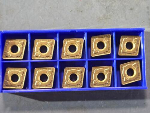 DESCRIPTION: (10) CARBIDE TURNING INSERTS BRAND/MODEL: SUMITOMO CNMG433EME AC830P RETAIL$: $130.50 QTY: 10