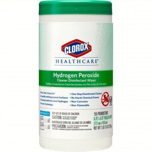 DESCRIPTION: (6) CANS OF DISINFECTING WIPES BRAND/MODEL: CLOROX #401Z40 INFORMATION: GREEN CANISTER, HYDROGEN PEROXIDE, CHERRY ALMOND SIZE: 95 WIPES I