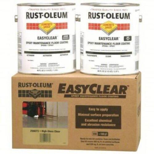 DESCRIPTION: (2) CONCRETE SAVER EPOXY FLOOR COATING BRAND/MODEL: RUST-OLEUM #6DNX4 SIZE: 1 GALLON RETAIL$: $232.16 EA QTY: 2