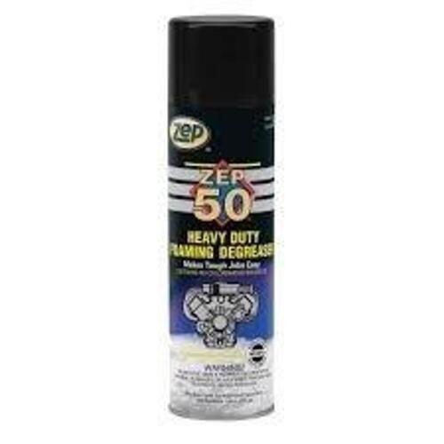 DESCRIPTION: (4) HEAVY DUTY FOAMING DEGREASER BRAND/MODEL: ZEP 50 SIZE: 16 OZ RETAIL$: $20.00 EA QTY: 4