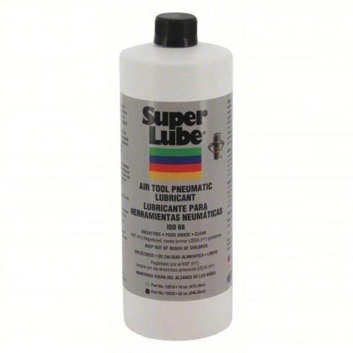 DESCRIPTION: (6) AIR TOOL PNEUMATIC LUBRICANT BRAND/MODEL: SUPER LUBE #45NA71 SIZE: 32 OZ RETAIL$: $38.22 EA QTY: 6