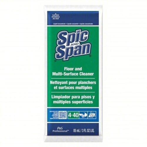 DESCRIPTION: (1) CASE OF (45) FLOOR CLEANER PACKET CONCENTRATE BRAND/MODEL: SPIC AND SPAN #2NDT3 INFORMATION: GREEN SIZE: 3 OZ RETAIL$: $74.63 EA QTY: