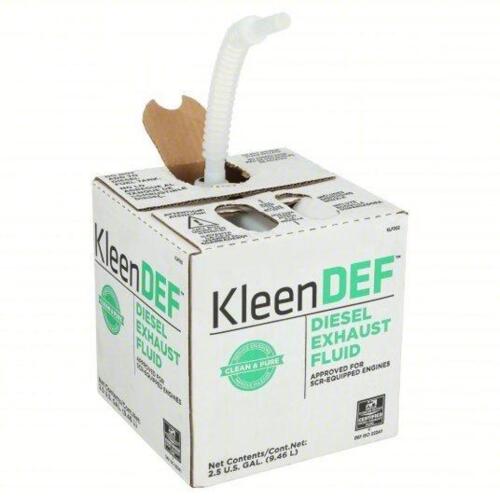 DESCRIPTION: (1) DIESEL EXHAUST FLUID BRAND/MODEL: KLEEN DEF #54UD30 SIZE: 2.5 GAL RETAIL$: $12.33 EA QTY: 1