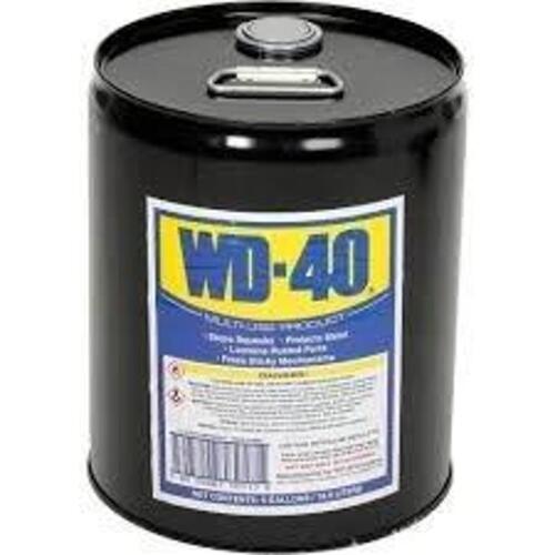 DESCRIPTION: (1) MULTI USE LUBE BRAND/MODEL: WD-40 SIZE: 5 GALLON RETAIL$: $128.99 EA QTY: 1