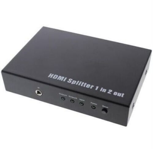 DESCRIPTION: (1) 1 in 2 out HDMI SPLITTER BRAND/MODEL: STELLAR LABS 33-12710 RETAIL$: $36.29 QTY: 1