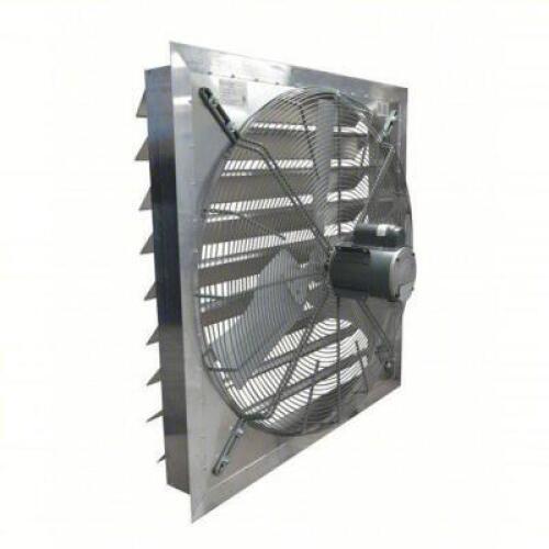 DESCRIPTION: (1) SHUTTER MOUNT EXHAUST FAN BRAND/MODEL: CANARM #23N627 INFORMATION: 1 SPEED, 1/2 HP, TOTALLY ENCLOSED AIR OVER, 10,000 CFM, 1 PHASE SI