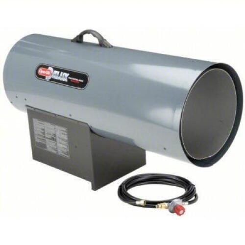 DESCRIPTION: (1) PORTABLE GAS TORPEDO HEATER BRAND/MODEL: DYNA-GLO #453V03 INFORMATION: 300,000 BTUH HEATING CAPACITY OUTPUT, 7,000 SQ FT HEATING AREA