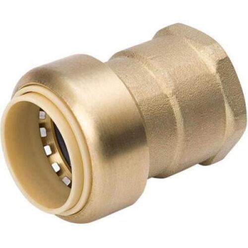 DESCRIPTION: (12) PUSH IN FITTING CONNECTOR BRAND/MODEL: PRO-LINE #630-205HC INFORMATION: FNPT ADAPTER, LED-FREE SIZE: 1" X1" RETAIL$: $12.00 EA QTY: