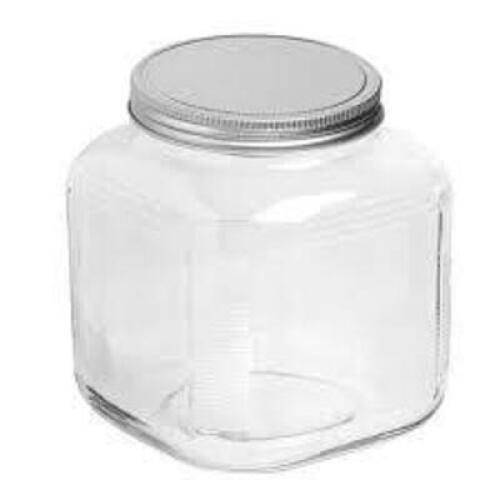 DESCRIPTION: (1) CRACKER JAR WITH LID BRAND/MODEL: ANCHOR HOCKING SIZE: 1 GALLON RETAIL$: $37.49 EA QTY: 1