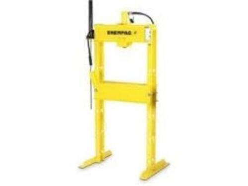DESCRIPTION: (1) H FRAME HYDRAULIC PRESS BRAND/MODEL: ENERPAC #IPE1215 INFORMATION: SINGLE ACTING CYLINDER RETAIL$: $7573.99 EA QTY: 1