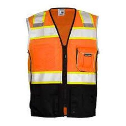 DESCRIPTION: (1) SAFETY VEST BRAND/MODEL: KISHIGO #1516 INFORMATION: HI-VIZ ORANGE SIZE: 4XL RETAIL$: $32.15 EA QTY: 1
