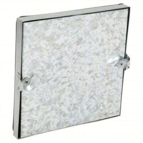 DESCRIPTION: (10) DUCT ACCESS DOOR BRAND/MODEL: DUCTMATE #6EKC1 INFORMATION: STEEL, DOUBLE CAM, TAB-IN HINGE, 175&deg;F MAX TEMP RATING, 24 GAUGE SIZE: 12