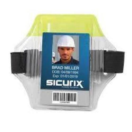 DESCRIPTION: (1) CASE OF (192) REFLECTIVE STRIP ARMBAND BADGE HOLDER BRAND/MODEL: SICURIX #66860 INFORMATION: CLEAR, REFLECTIVE RETAIL$: $844.64 TOTAL