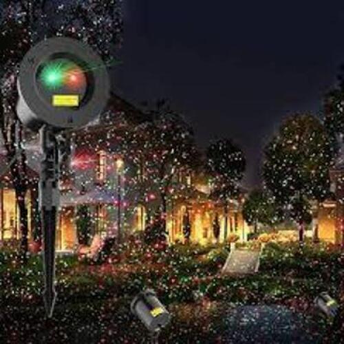 DESCRIPTION: (5) OUTDOOR LASER LIGHTSINFORMATION: RED AND GREEN, STARSRETAIL$: $36.63 EAQTY: 5