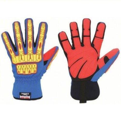 DESCRIPTION: (12) PAIRS OF MECHANICS GLOVES BRAND/MODEL: CONDOR #53GN15 INFORMATION: BLUE, YELLOW, AND RED SIZE: XXXL, SIZE 12 RETAIL$: $40.74 EA QTY:
