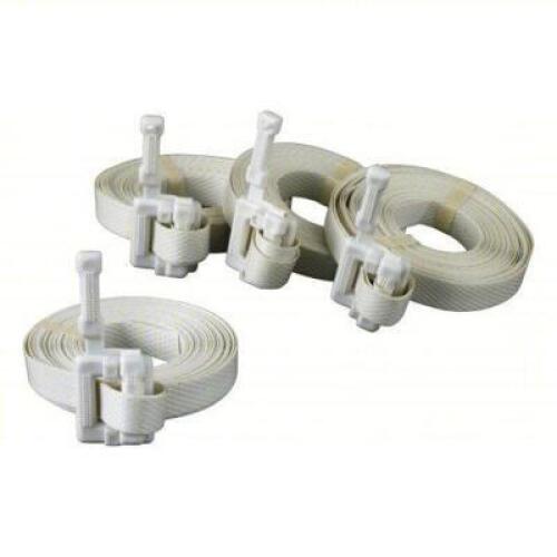 DESCRIPTION: (1) CASE OF (500) INDIVIDUALLY WOUND BUCKLE STRAPS BRAND/MODEL: PART NUMBER #43NE44 INFORMATION: WHITE RETAIL$: $174.42 TOTAL QTY: 1