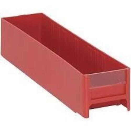 DESCRIPTION: (1) CASE OF (24) PLASTIC DRAWER BIN BRAND/MODEL: QUANTUM STORAGE #09905548 INFORMATION: RED SIZE: 11-5/8X3-3/4X4-5/8 RETAIL$: $200.00 EA