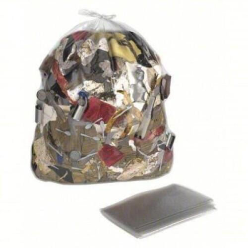 DESCRIPTION: (1) CASE OF (100) TRASH BAGS BRAND/MODEL: CELLUCAP #34G190 INFORMATION: CLEAR SIZE: 38 GAL CAPACITY, 36 IN WD, 52 IN HT, 3 MIL THICK RETA