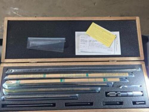 DESCRIPTION: (1) MECHANICAL TUBULAR INSIDE MICROMETER BRAND/MODEL: MITUTOYO139-202 SIZE: 4.000 TO 40.000" RETAIL$: $445.38 QTY: 1