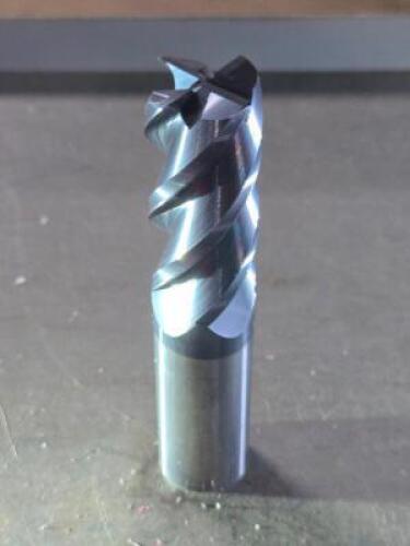 DESCRIPTION: (1) SOLID CARBIDE CORNER RADIUS END MILL BRAND/MODEL: ACCUPRO 08486227 SIZE: 1" DIA 2-1/4" LOC RETAIL$: $314.58 QTY: 1
