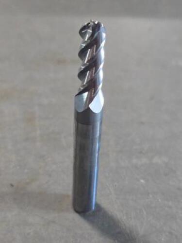 DESCRIPTION: (2) SOLID CARBIDE BALL END MILL BRAND/MODEL: ACCUPRO 62918594 SIZE: 17/64" DIA 3/4" LOC RETAIL$: $148.16 QTY: 2