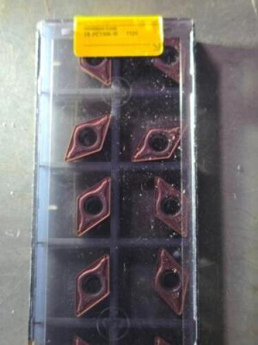 DESCRIPTION: (20) CARBIDE TURNING INSERTS BRAND/MODEL: SANDVIK COROMANT TR-DC1308-M 4415 RETAIL$: $488.00 QTY: 20